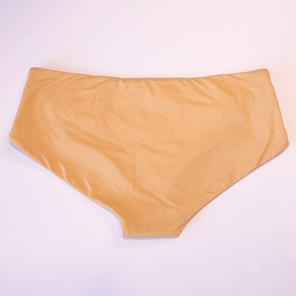 3/$20 V DEL SOL Jewel Chain Bikini Bottoms Solid Canary Yellow Amber Swimwear - Picture 3 of 6